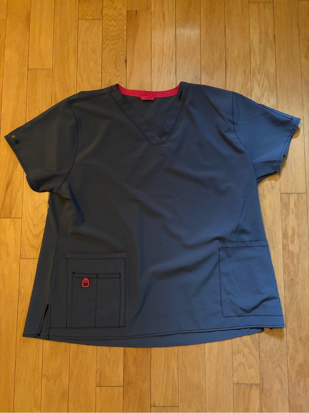 Carhartt Women's Navy Top with pink Trim